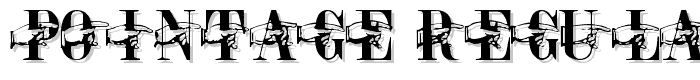 Pointage Regular font